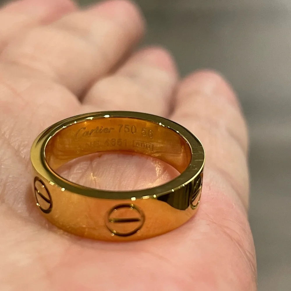 NEW CLASSIC MODEL SCREW RING LOVE BAND RING - Picture 10 of 15